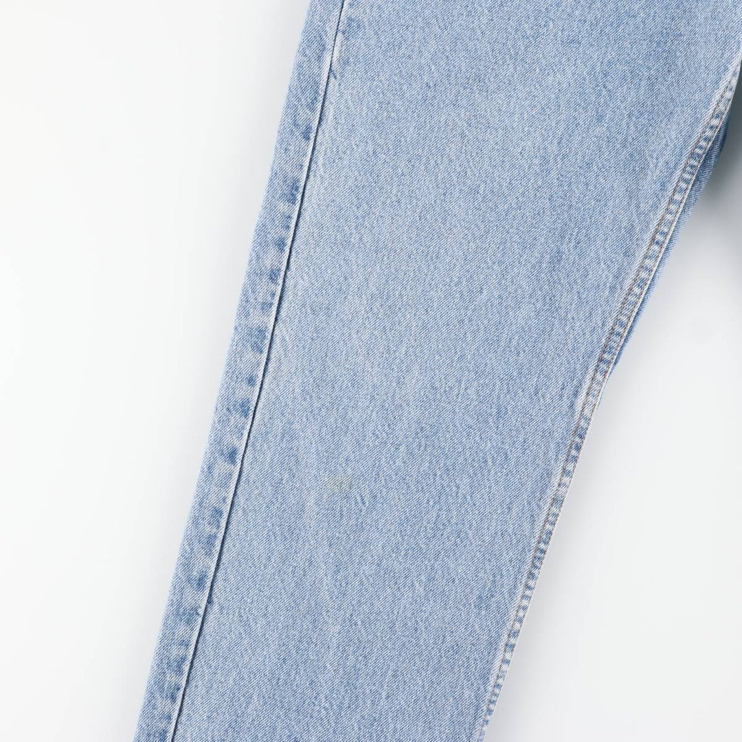 90'S Levi's 40505-0214 Regular Fit Straight Leg Tapered Denim Pants with Orange Tab, Men's Size 35 cotton blue type Vintage Second Hand
