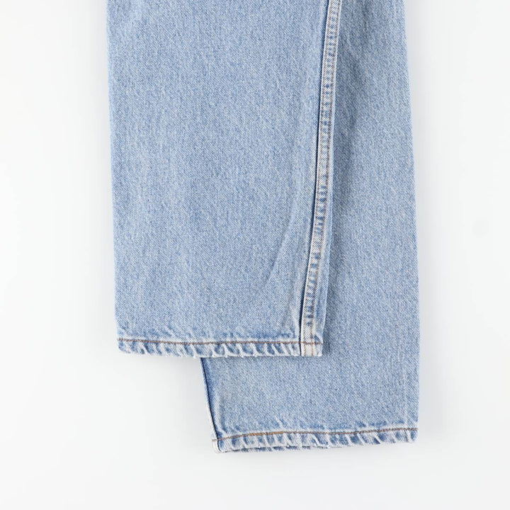 90'S Levi's 40505-0214 Regular Fit Straight Leg Tapered Denim Pants with Orange Tab, Men's Size 35 cotton blue type Vintage Second Hand
