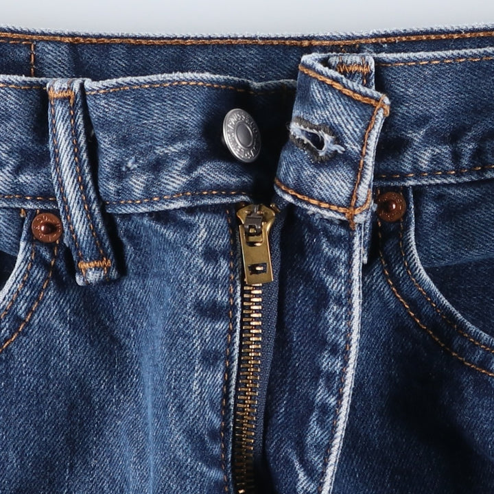Levi's 505 tapered denim pants for men, size W33 unclear blue type Vintage Second Hand