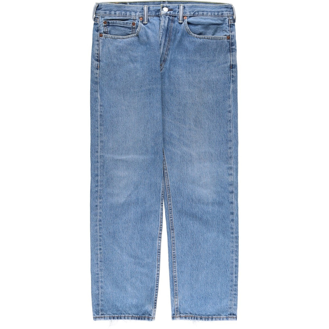 Levi's 505 tapered denim pants for men, size w36 cotton blue type Vintage Second Hand