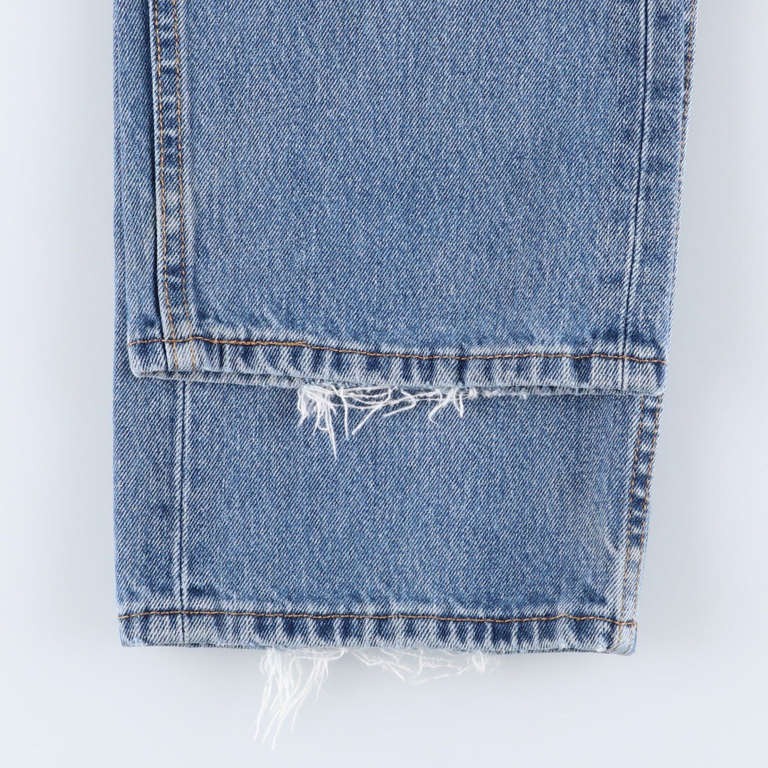 Levi's 505 tapered denim pants for men, size w36 cotton blue type Vintage Second Hand