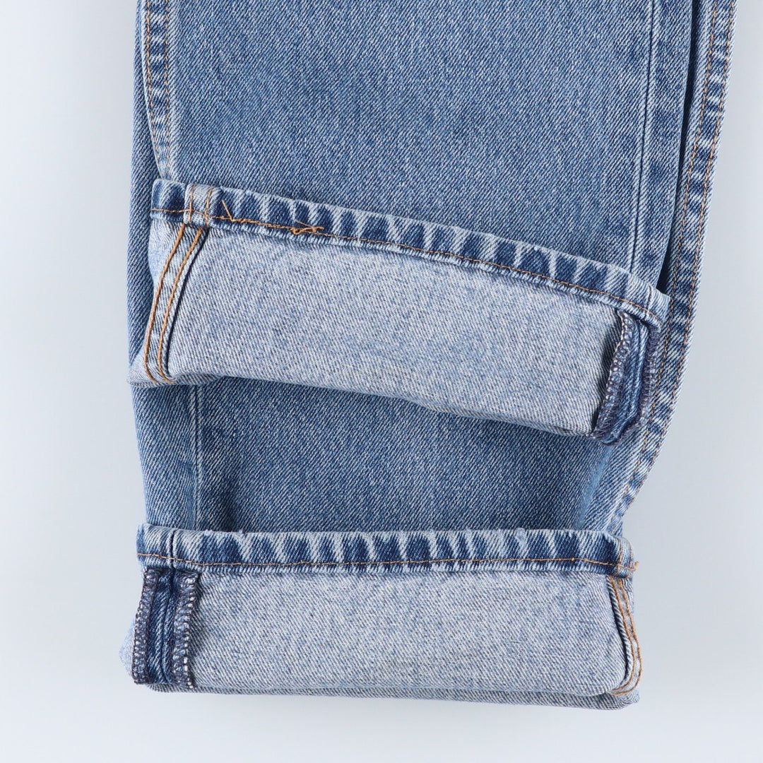 Levi's 505 tapered denim pants for men, size w36 cotton blue type Vintage Second Hand