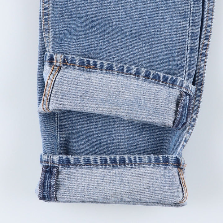 Levi's 505 tapered denim pants for men, size w36 cotton blue type Vintage Second Hand