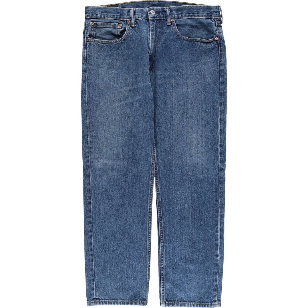 Levi's 505 tapered denim pants for men, size w36 cotton blue type Vintage Second Hand