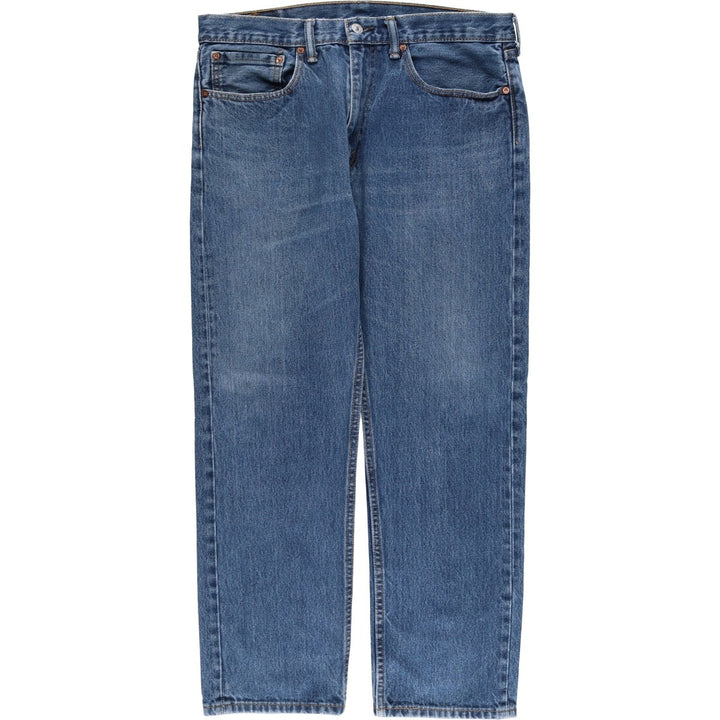 Levi's 505 tapered denim pants for men, size w36 cotton blue type Vintage Second Hand