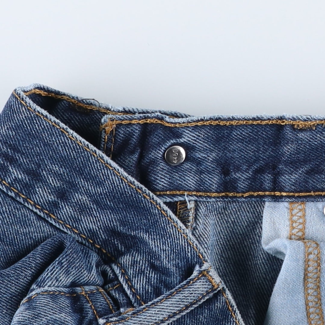 Levi's 505 tapered denim pants for men, size w36 cotton blue type Vintage Second Hand