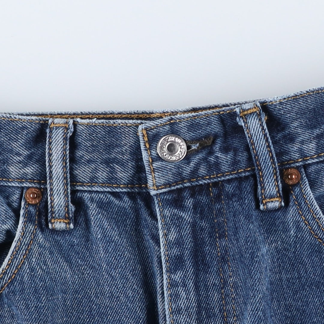 Levi's 505 tapered denim pants for men, size w36 cotton blue type Vintage Second Hand