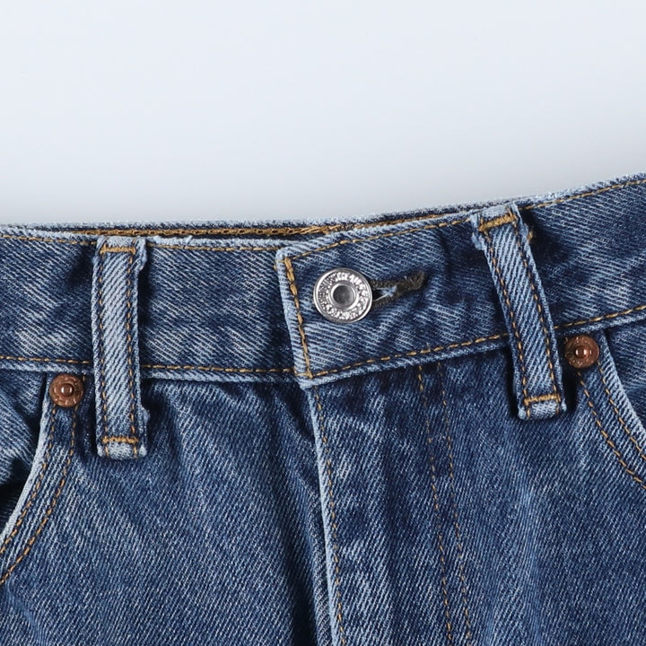 Levi's 505 tapered denim pants for men, size w36 cotton blue type Vintage Second Hand