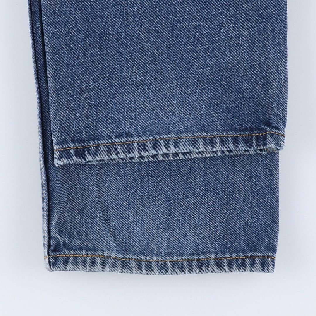 Levi's 505 tapered denim pants for men, size w36 cotton blue type Vintage Second Hand