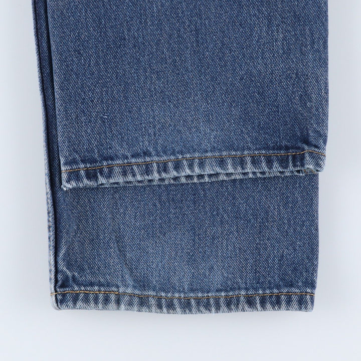 Levi's 505 tapered denim pants for men, size w36 cotton blue type Vintage Second Hand