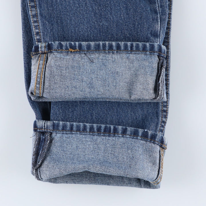 Levi's 505 tapered denim pants for men, size w36 cotton blue type Vintage Second Hand
