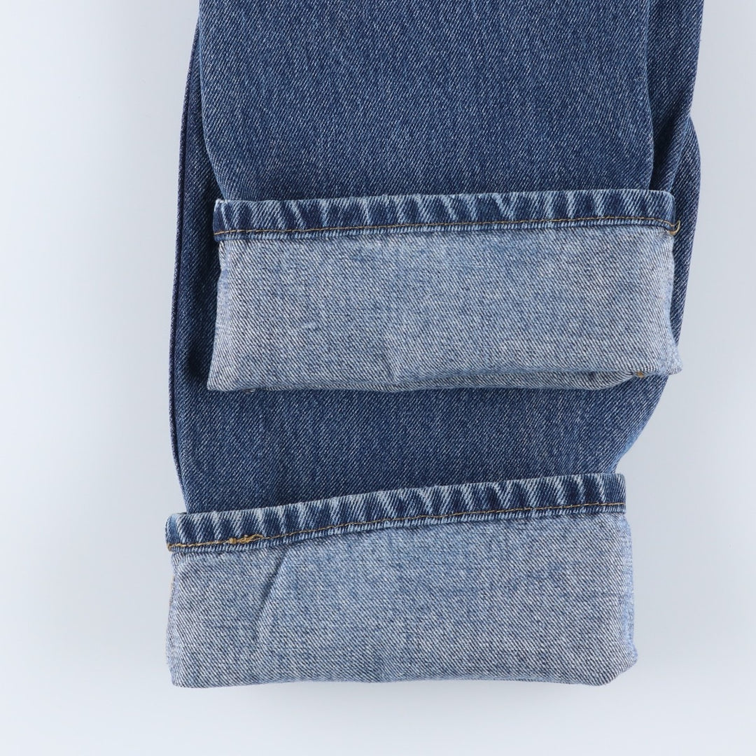 Levi's 505 tapered denim pants for men, size w36 cotton blue type Vintage Second Hand