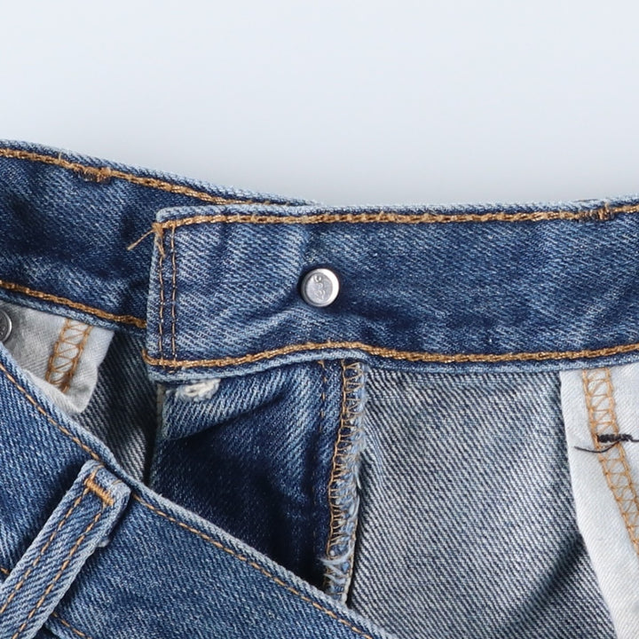 Levi's 505 tapered denim pants for men, size w37 cotton blue type Vintage Second Hand