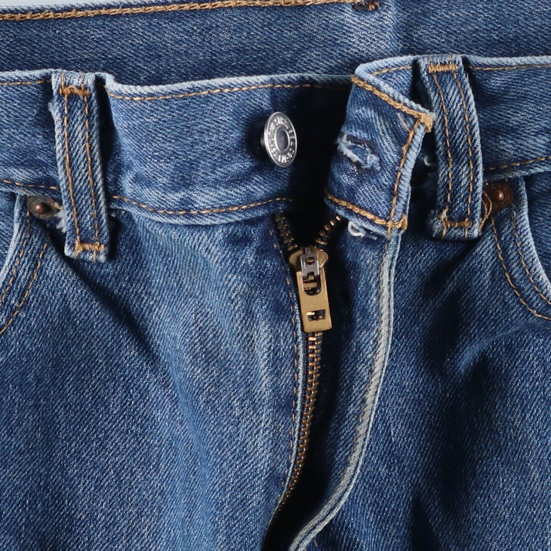 Levi's 505 tapered denim pants for men, size w37 cotton blue type Vintage Second Hand