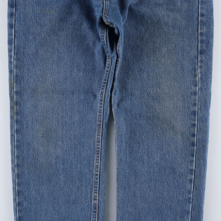 Levi's 505 tapered denim pants for men, size w37 cotton blue type Vintage Second Hand
