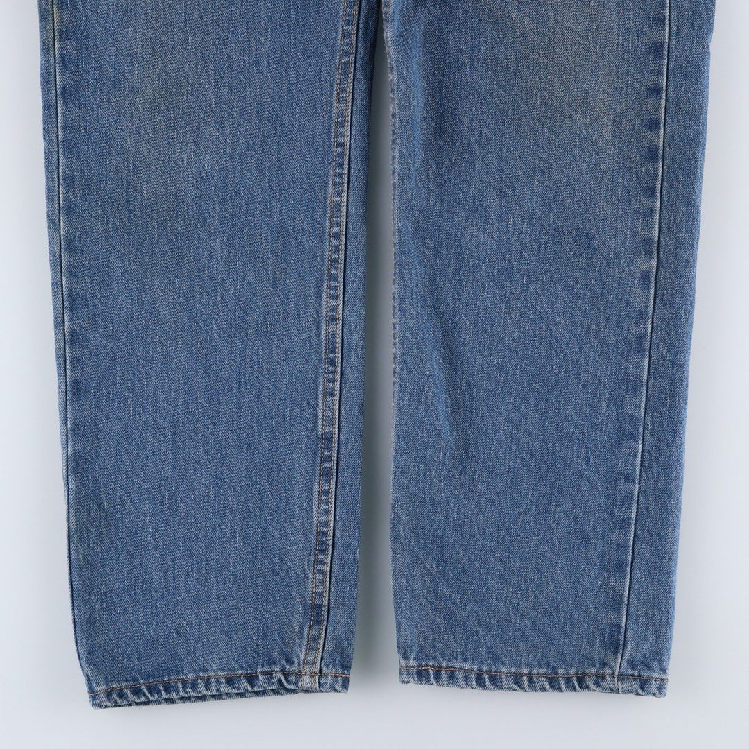 Levi's 505 tapered denim pants for men, size w37 cotton blue type Vintage Second Hand
