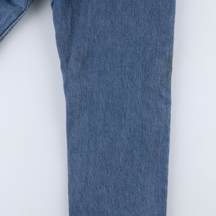 Levi's 505 tapered denim pants for men, size w37 cotton blue type Vintage Second Hand