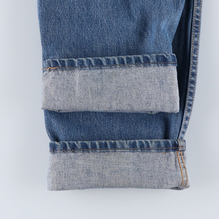 Levi's 505 tapered denim pants for men, size w37 cotton blue type Vintage Second Hand