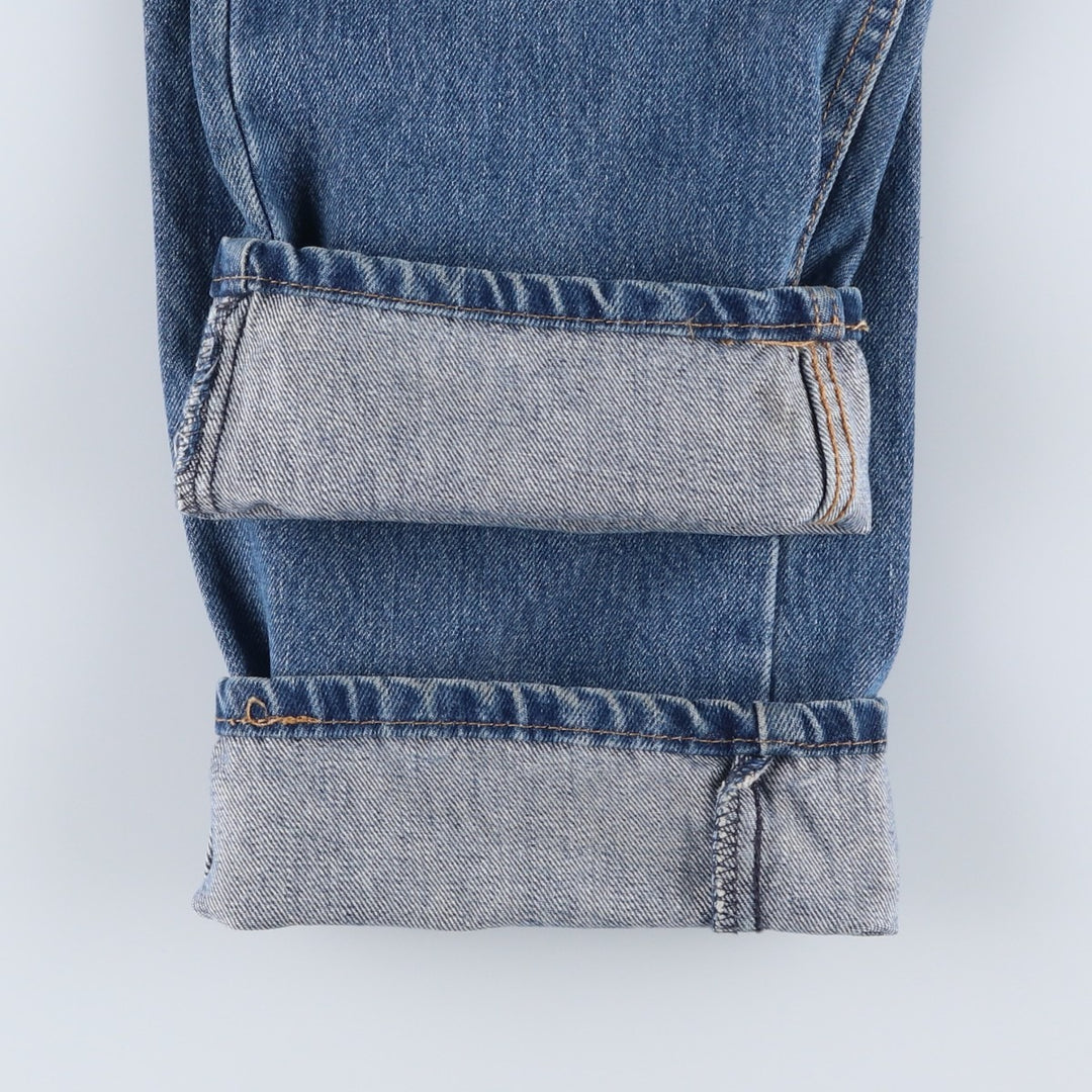 Levi's 505 tapered denim pants for men, size w37 cotton blue type Vintage Second Hand