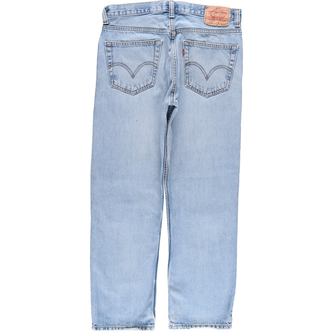 Levi's 505 REGULAR FIT tapered denim pants for men, size w34 unclear blue type Vintage Second Hand