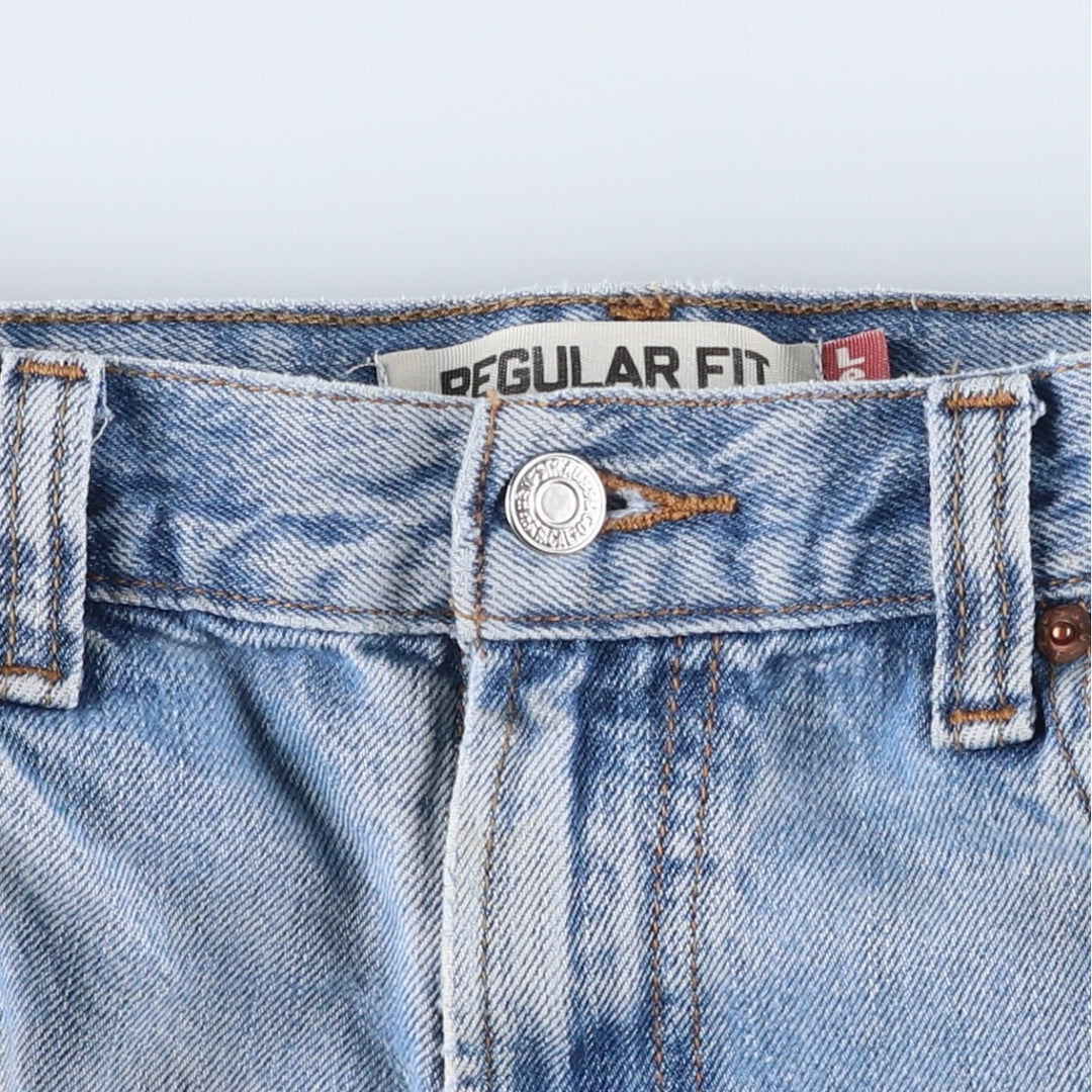 Levi's 505 REGULAR FIT tapered denim pants for men, size w34 unclear blue type Vintage Second Hand