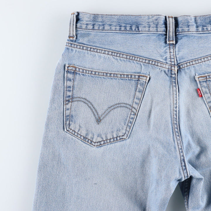 Levi's 505 REGULAR FIT tapered denim pants for men, size w34 unclear blue type Vintage Second Hand