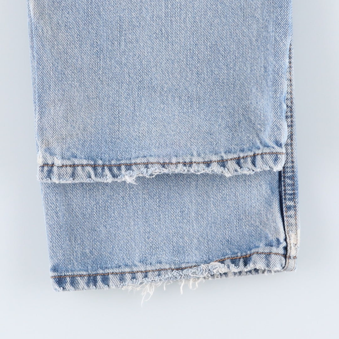 Levi's 505 REGULAR FIT tapered denim pants for men, size w34 unclear blue type Vintage Second Hand