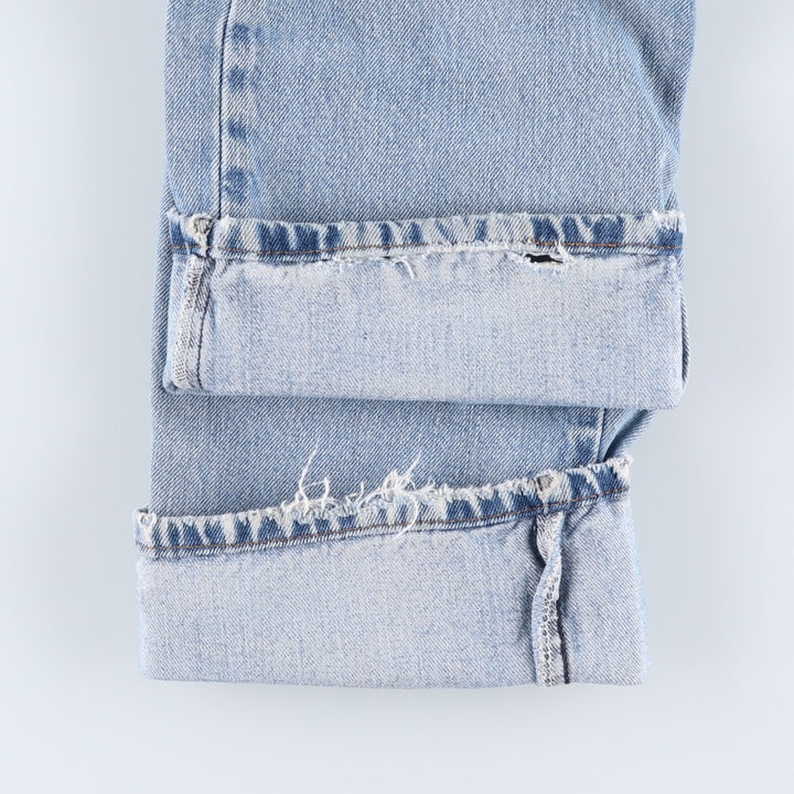 Levi's 505 REGULAR FIT tapered denim pants for men, size w34 unclear blue type Vintage Second Hand