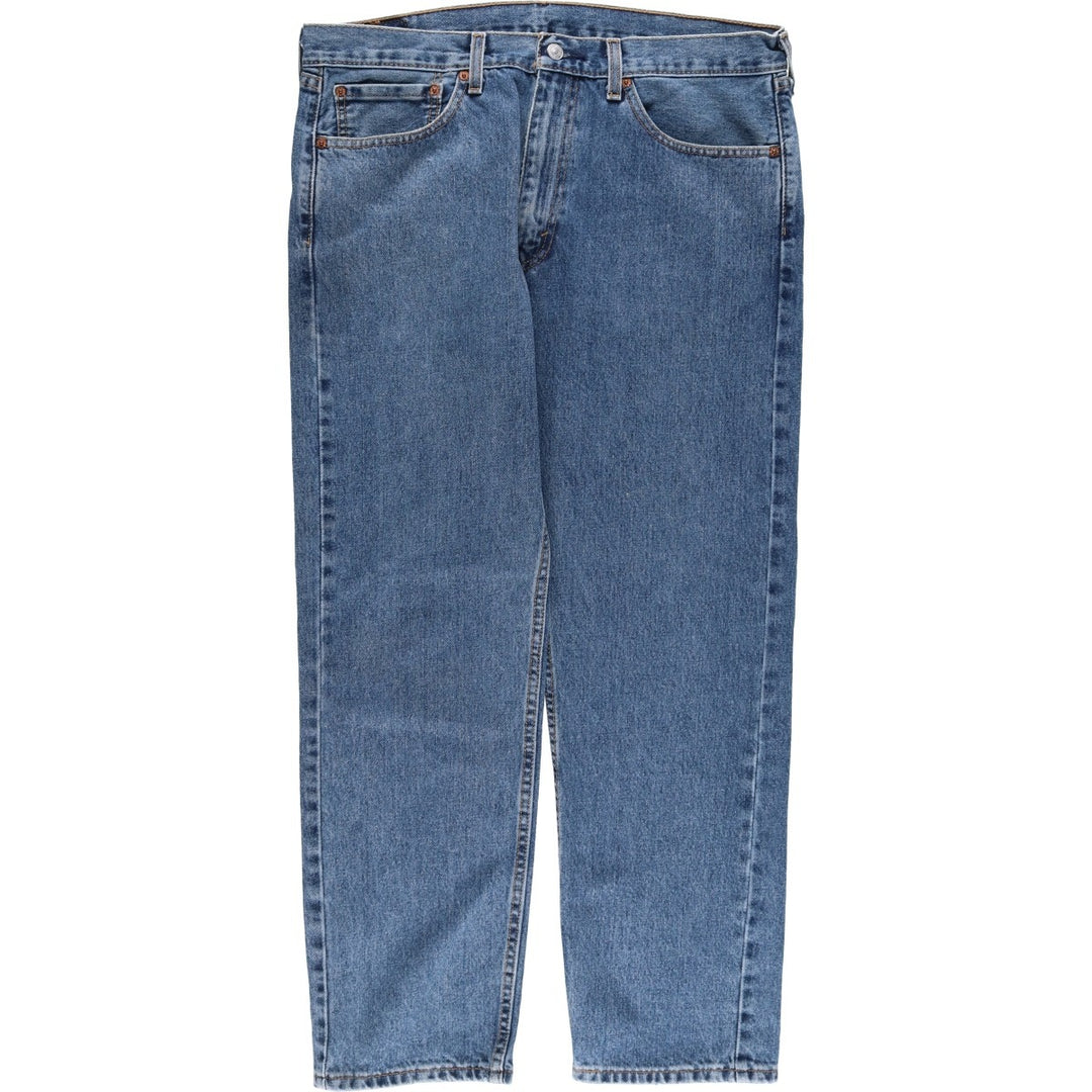 Levi's 505 tapered denim pants for men, size w37 cotton blue type Vintage Second Hand