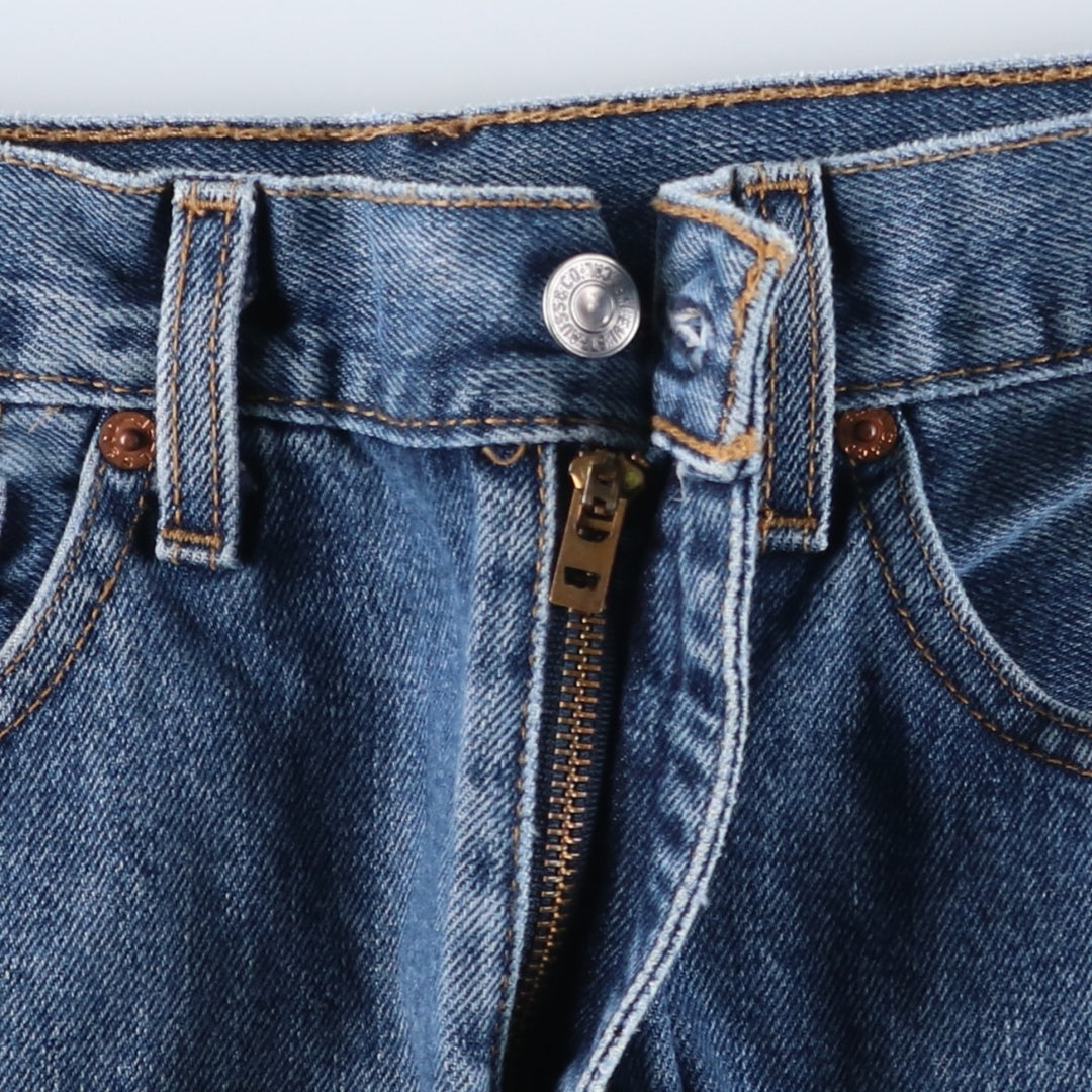 Levi's 505 tapered denim pants for men, size w37 cotton blue type Vintage Second Hand