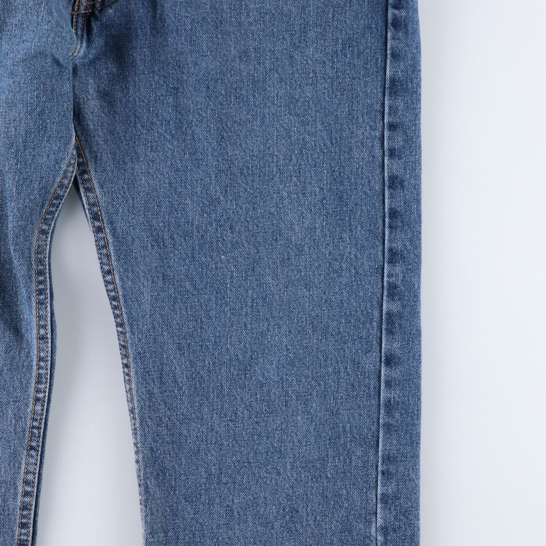 Levi's 505 tapered denim pants for men, size w37 cotton blue type Vintage Second Hand