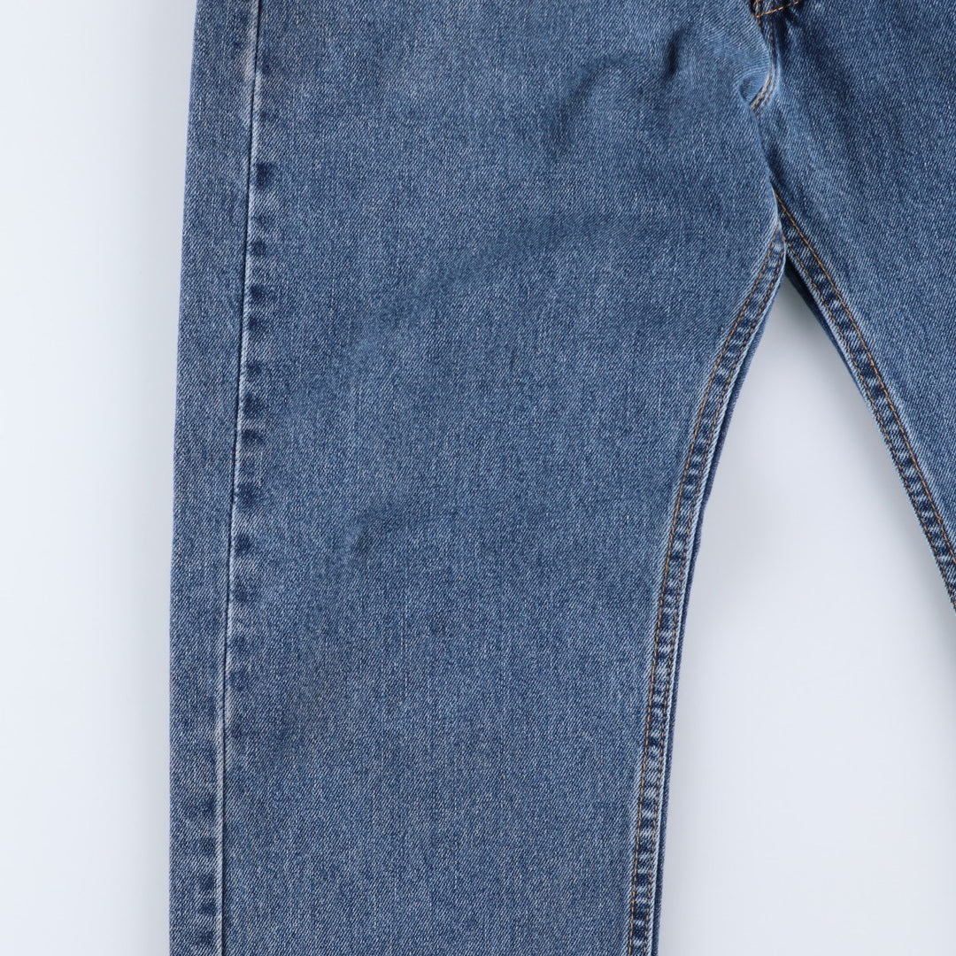 Levi's 505 tapered denim pants for men, size w37 cotton blue type Vintage Second Hand