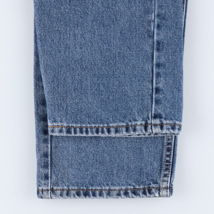 Levi's 505 tapered denim pants for men, size w37 cotton blue type Vintage Second Hand