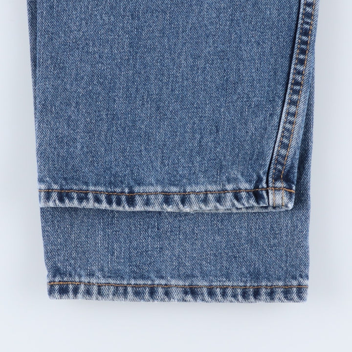 Levi's 505 tapered denim pants for men, size w37 cotton blue type Vintage Second Hand
