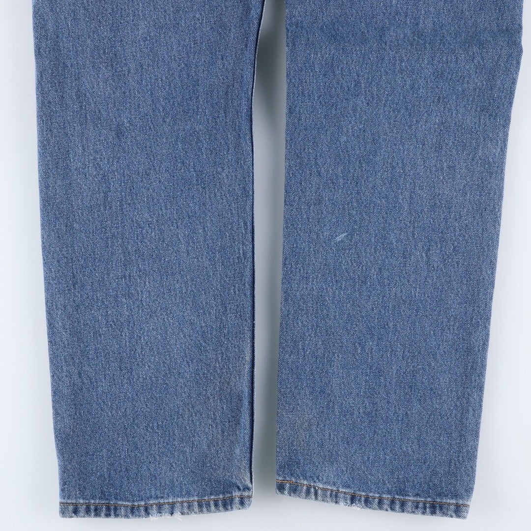 Levi's 505 tapered denim pants for men, size W33 cotton blue type Vintage Second Hand