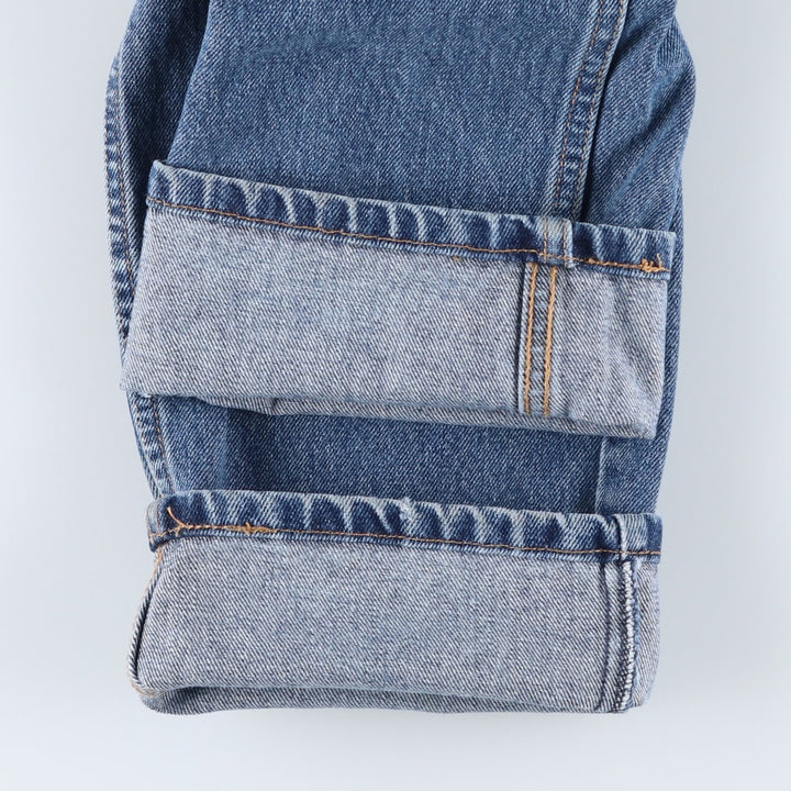 Levi's 505 tapered denim pants for men, size W33 cotton blue type Vintage Second Hand