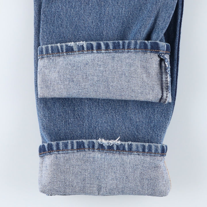 Levi's 505 tapered denim pants for men, size W33 cotton blue type Vintage Second Hand
