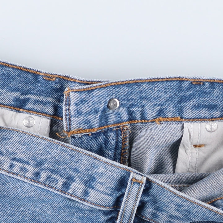 Levi's 505 REGULAR FIT tapered denim pants for men, size w32 cotton blue type Vintage Second Hand