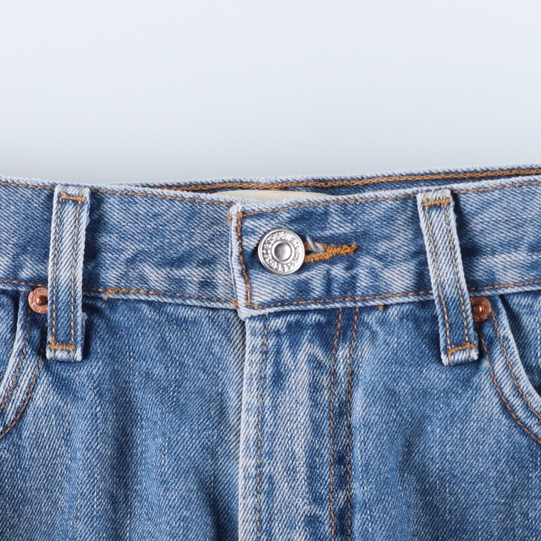 Levi's 505 REGULAR FIT tapered denim pants for men, size w32 cotton blue type Vintage Second Hand