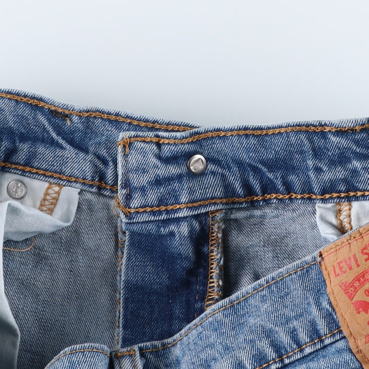 Levi's 505 REGULAR FIT tapered denim pants for men, size w36 unclear blue type Vintage Second Hand