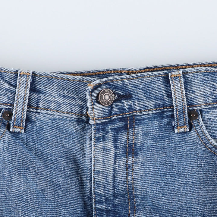 Levi's 505 REGULAR FIT tapered denim pants for men, size w36 unclear blue type Vintage Second Hand