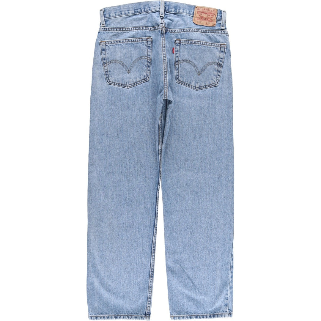 Levi's 505 REGULAR FIT tapered denim pants for men, size w33 cotton blue type Vintage Second Hand
