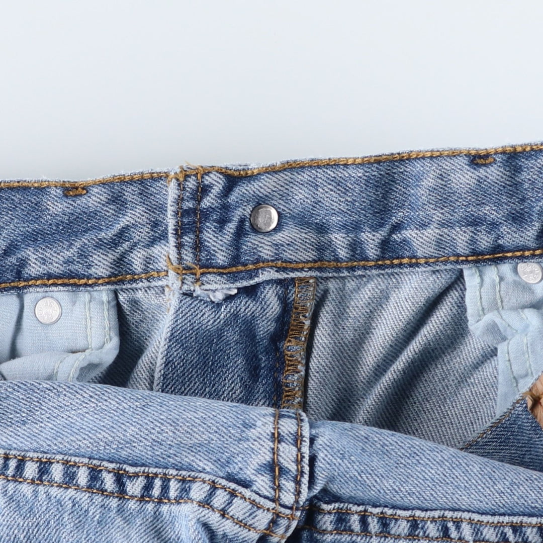 Levi's 505 REGULAR FIT tapered denim pants for men, size w33 cotton blue type Vintage Second Hand