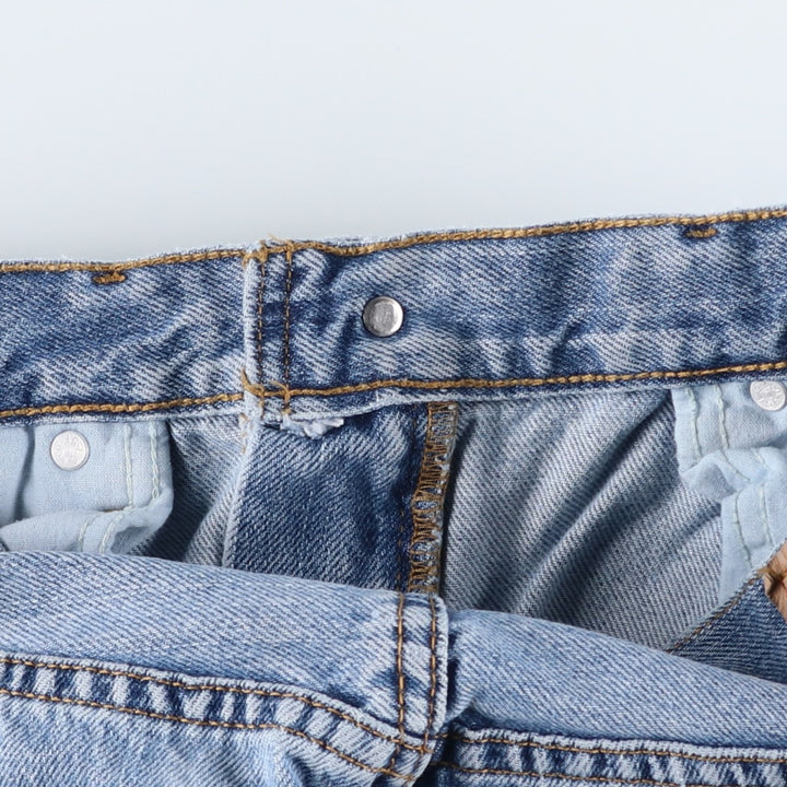 Levi's 505 REGULAR FIT tapered denim pants for men, size w33 cotton blue type Vintage Second Hand