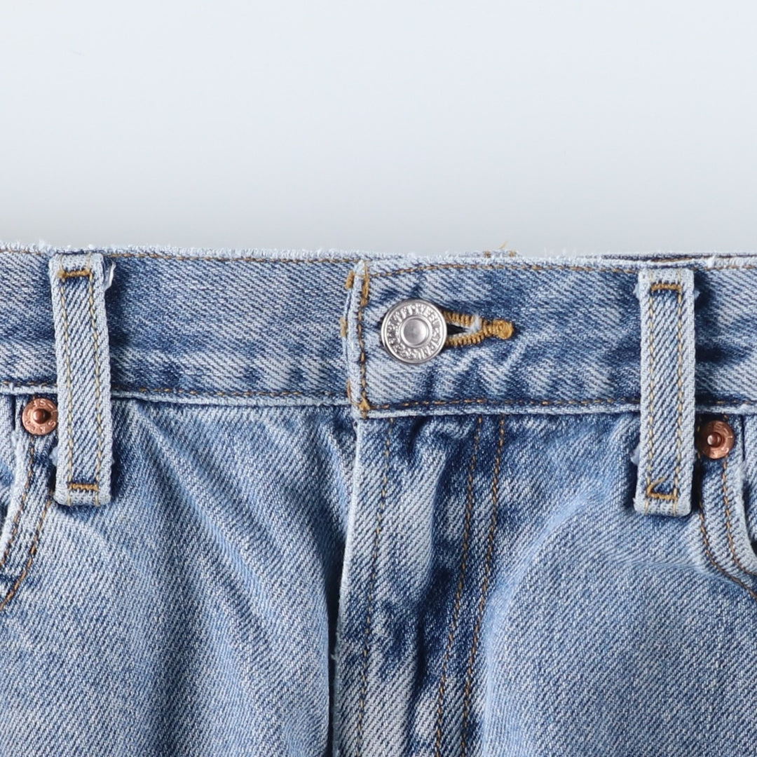 Levi's 505 REGULAR FIT tapered denim pants for men, size w33 cotton blue type Vintage Second Hand