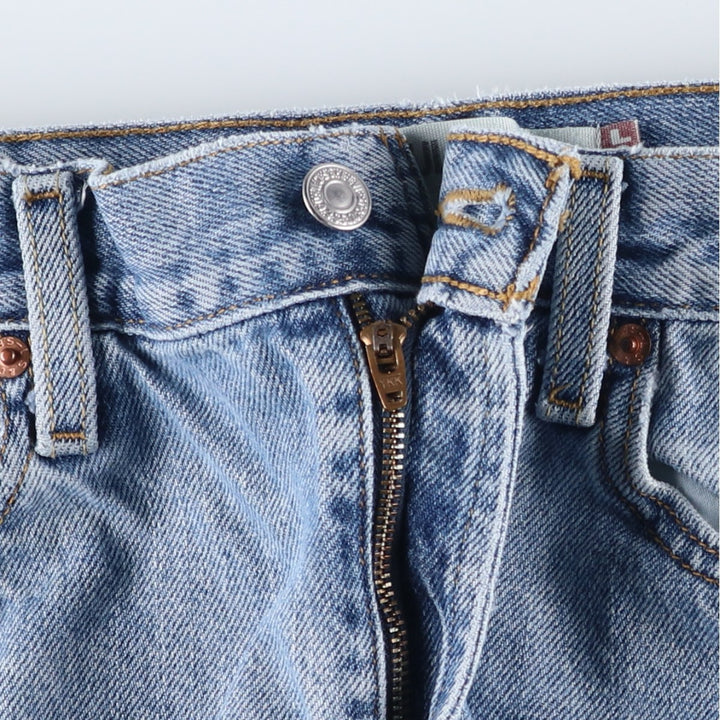 Levi's 505 REGULAR FIT tapered denim pants for men, size w33 cotton blue type Vintage Second Hand