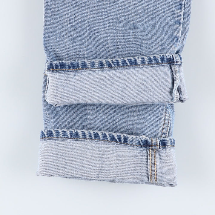 Levi's 505 REGULAR FIT tapered denim pants for men, size w33 cotton blue type Vintage Second Hand