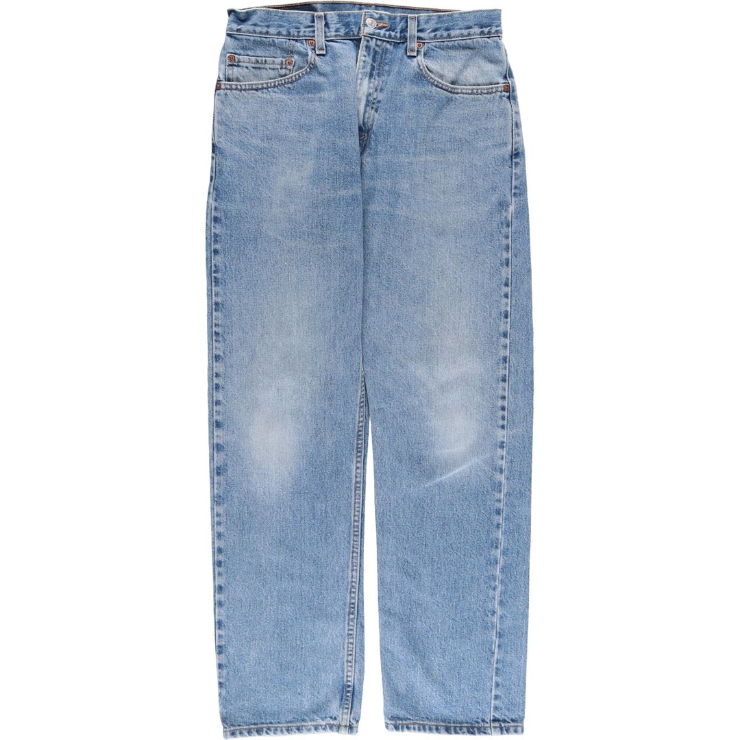 2000'S Levi's 00505-4891 Regular Fit Straight Leg Tapered Denim Pants, Men's Size W31 cotton blue type Vintage Second Hand