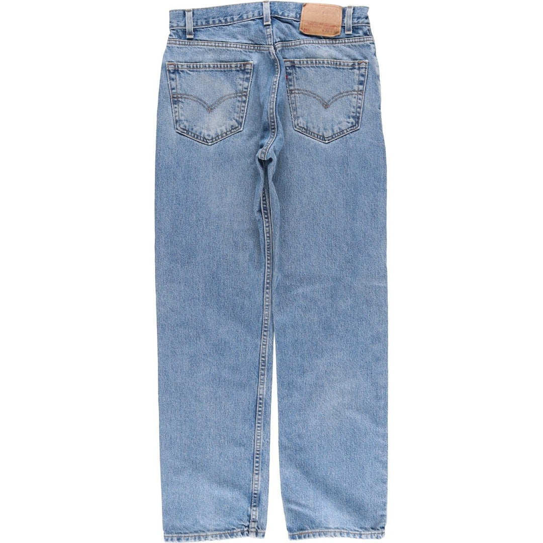 2000'S Levi's 00505-4891 Regular Fit Straight Leg Tapered Denim Pants, Men's Size W31 cotton blue type Vintage Second Hand
