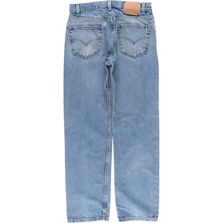 2000'S Levi's 00505-4891 Regular Fit Straight Leg Tapered Denim Pants, Men's Size W31 cotton blue type Vintage Second Hand